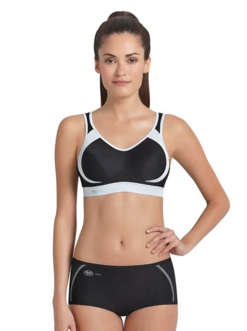 5527 Reggiseno sportivo senza ferretto, nero