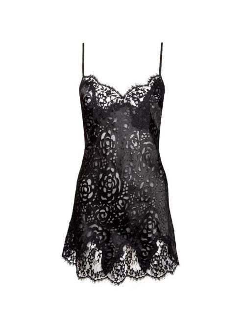 Dressing Floral Baby Doll, black LISE CHARMEL