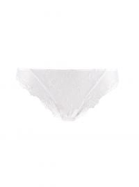 Dressing Floral slip, bianco