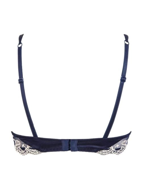 Splendeur Soie reggiseno imbottito, splendeur marine