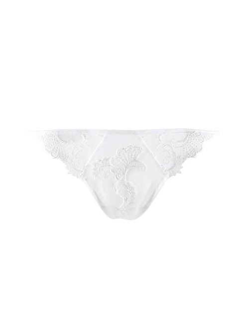 Dressing Floral Tanga sexy, bianco