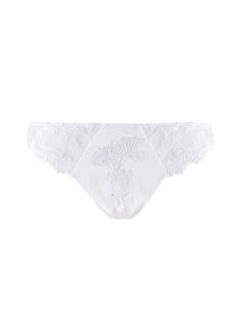 Dressing Floral slip seduction, bianco LISE CHARMEL