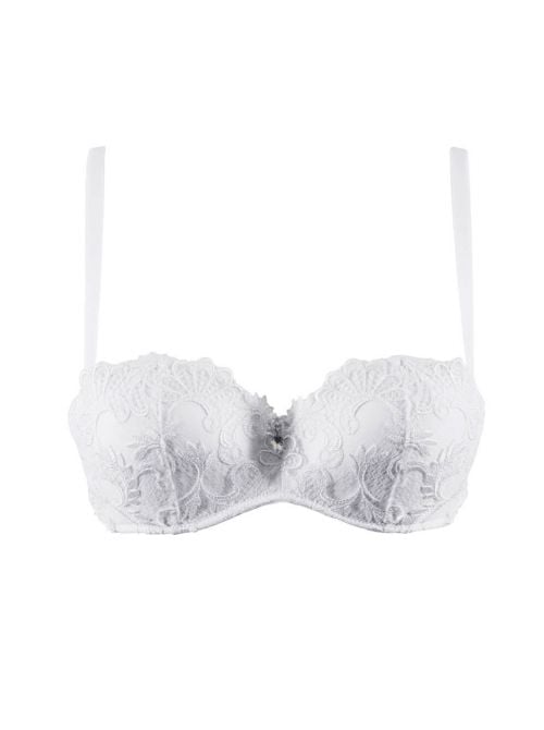 Dressing Floral reggiseno a fascia, bianco LISE CHARMEL