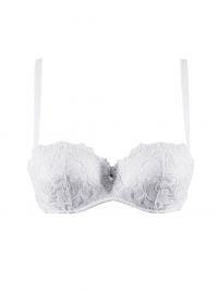 Dressing Floral reggiseno a fascia, bianco