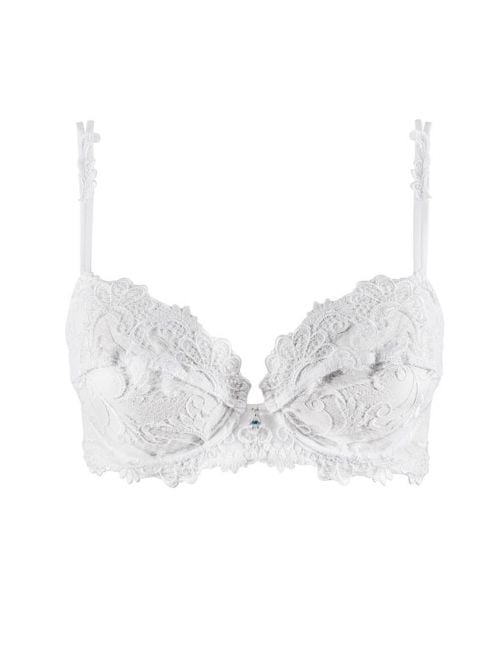 Dressing Floral reggiseno con ferretto, bianco