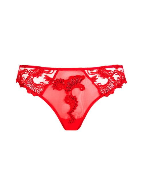 Dressing Floral slip seduction, rosso LISE CHARMEL