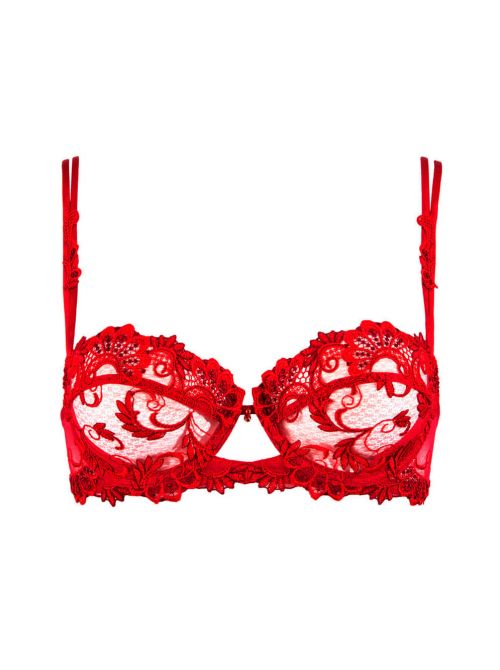 Dressing Floral reggiseno a balconcino, rosso LISE CHARMEL
