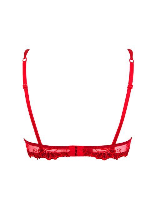 Dressing Floral reggiseno a balconcino, rosso LISE CHARMEL