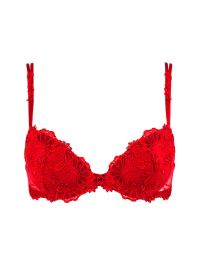 Dressing Floral coque bra, red