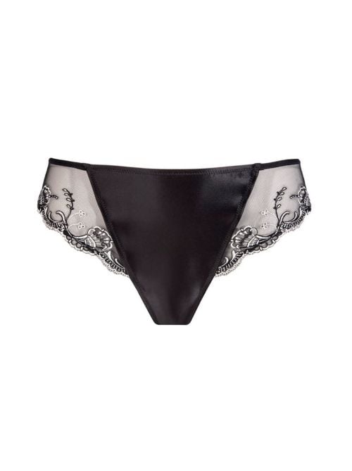 Splendeur Soie slip, splendeur noir LISE CHARMEL