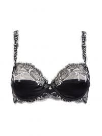 Splendeur Soie underwired bra, splendeur noir