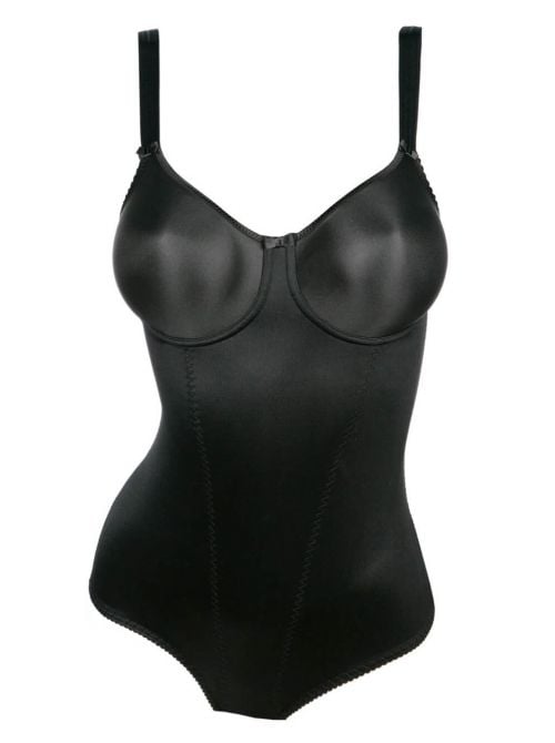 Satin Body con ferretto, nero