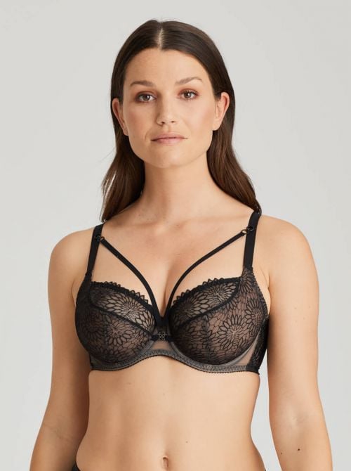 Sophora reggiseno a balconcino, nero PRIMADONNA
