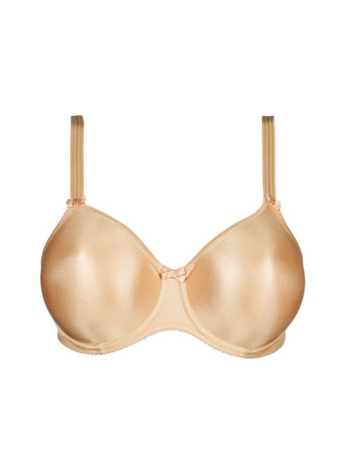 Satin Reggiseno con ferretto, cognac