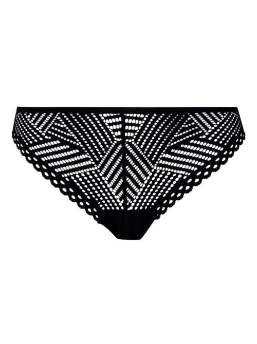 Tressage Graphic slip, nero