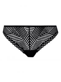 Tressage Graphic slip, nero