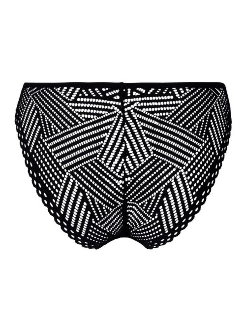 Tressage Graphic slip, nero