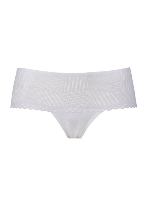 Tressage Graphic shorts, white