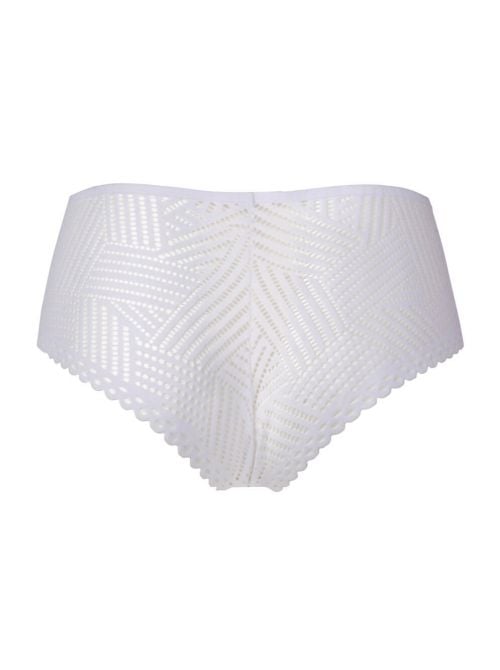 Tressage Graphic shorts, white ANTIGEL