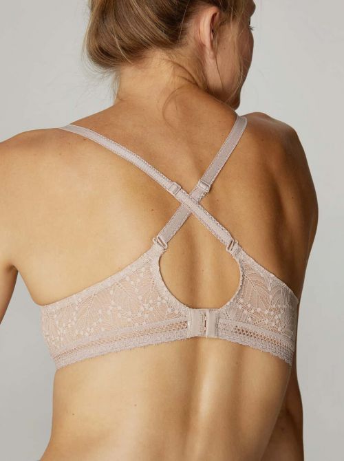 Comete Underwired padded bra  pinky sand