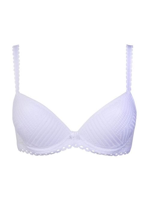 Tressage Graphic reggiseno coque, bianco ANTIGEL