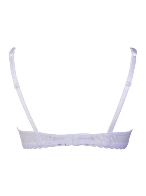 Tressage Graphic reggiseno coque, bianco