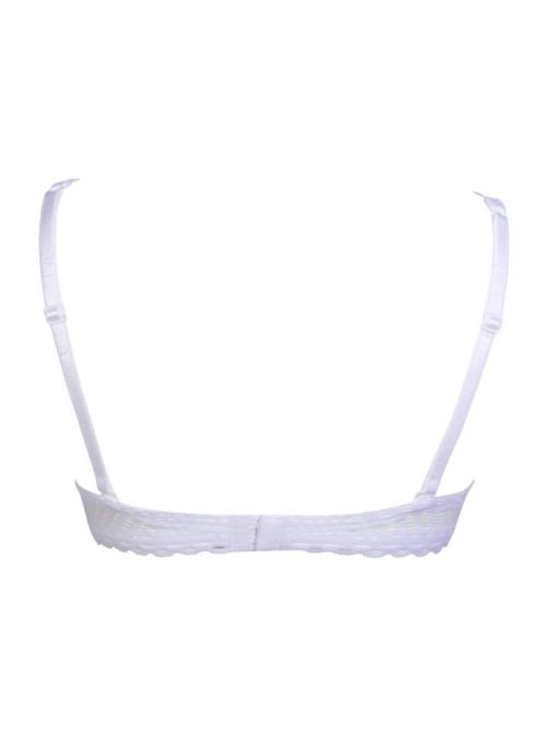 Tressage Graphic reggiseno coque a fascia, bianco ANTIGEL