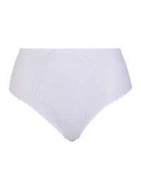 Tressage Graphic slip a vita alta, bianco