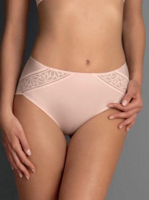 Selena slip a vita alta, pearl rose ROSA FAIA
