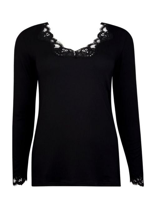 Simply Perfect T-shirt a manica lunga, nero ANTIGEL