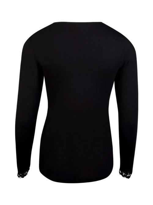 Simply Perfect Long sleeve t-shirt, black ANTIGEL