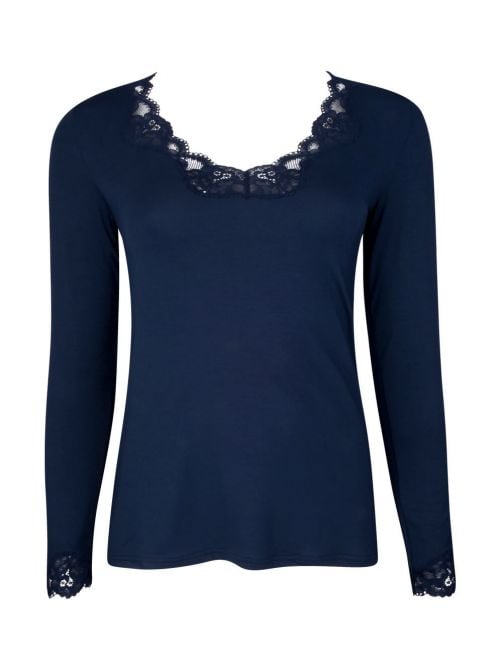 Simply Perfect T-shirt a manica lunga, bleu marine ANTIGEL