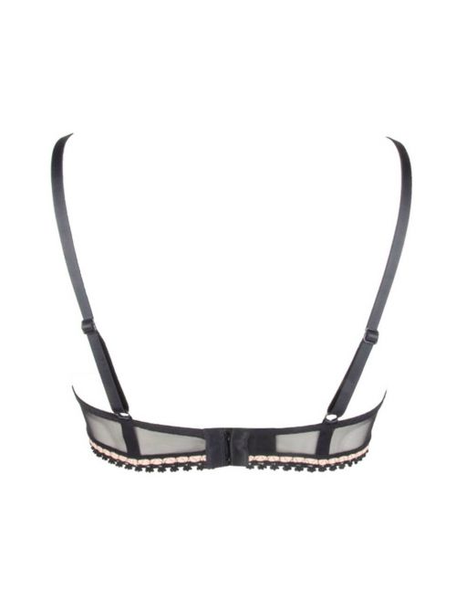 Sexy Resille underwired bra, black