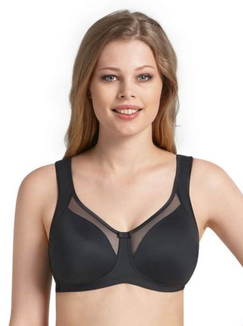 5859 Clara - non-wired bra, black ANITA