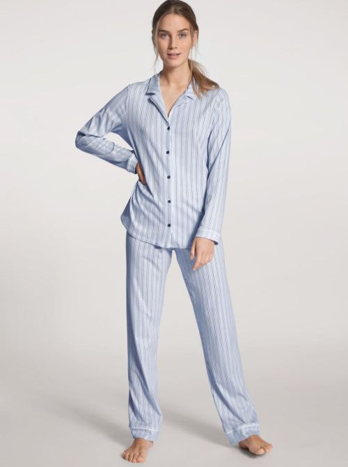 Sweet Dreams buttned pyjamas, peacoat blue