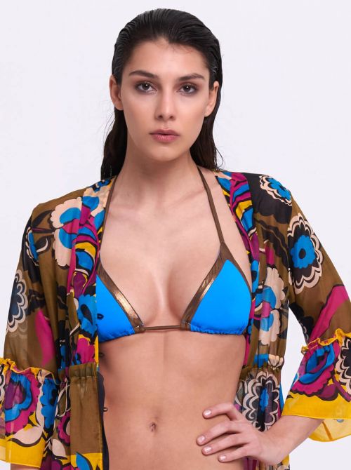 Prestige Reggiseno triangolo per bikini, azzurro Valery prestige