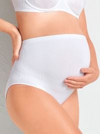 1502 maternity hight briefs, white