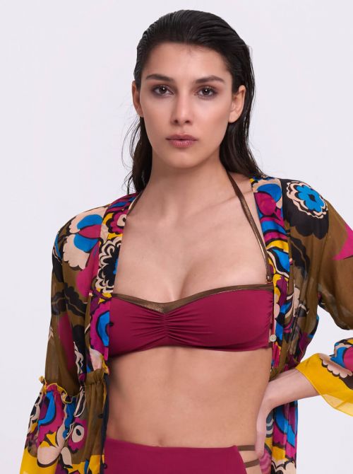 Prestige Reggiseno a fascia per bikini, vinaccia Valery prestige