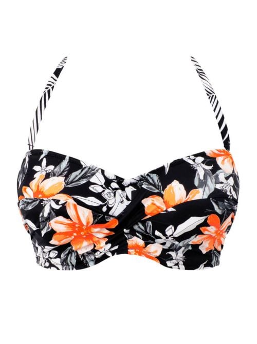 Port Maria Fascia con ferretto per bikini, fantasia floreale