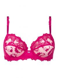 Dressing Floral reggiseno con ferretto, magenta