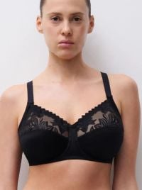 Amazone Reggiseno con ferretto, nero