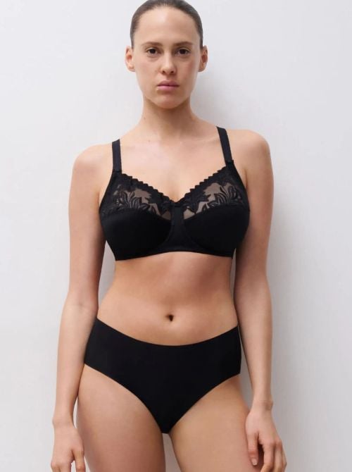 Amazone Reggiseno con ferretto, nero