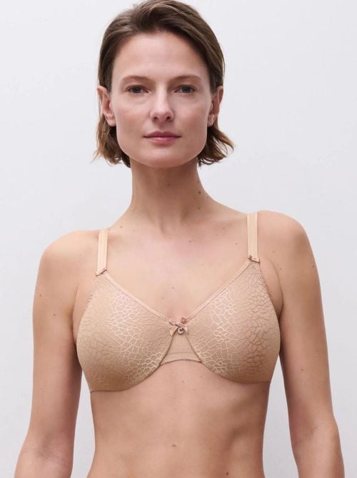 C Magnifique underwired bra, nude