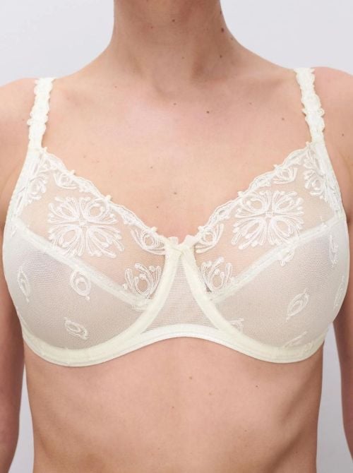 Champs Elysées underwired bra, ivory CHANTELLE