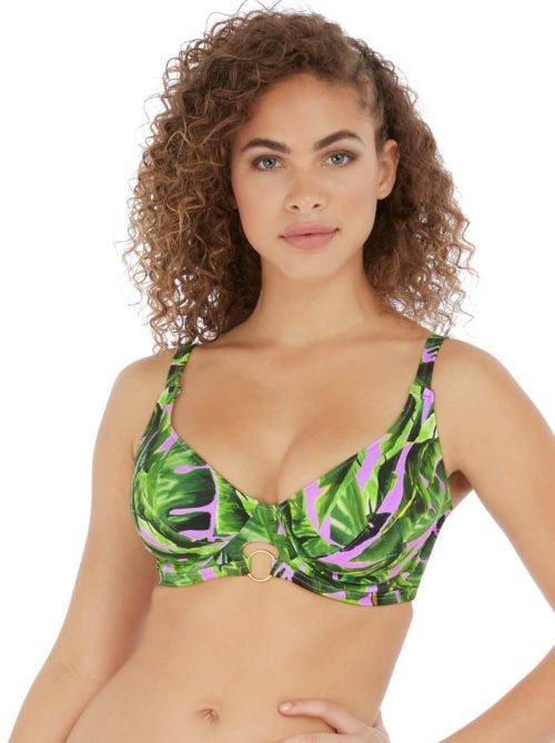 Jungle Oasis padded bikini bra, cassis FREYA SWIM