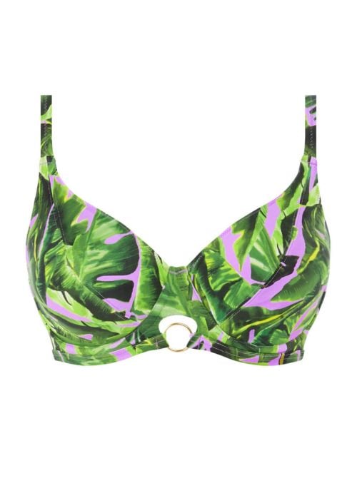 Jungle Oasis reggiseno per bikini imbottito, cassis