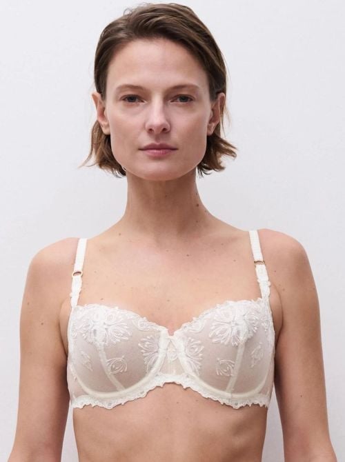 Champs Elysées balcony bra, ivory