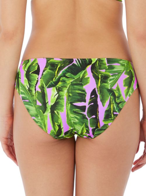 Jungle Oasis Bikini Brief, cassis