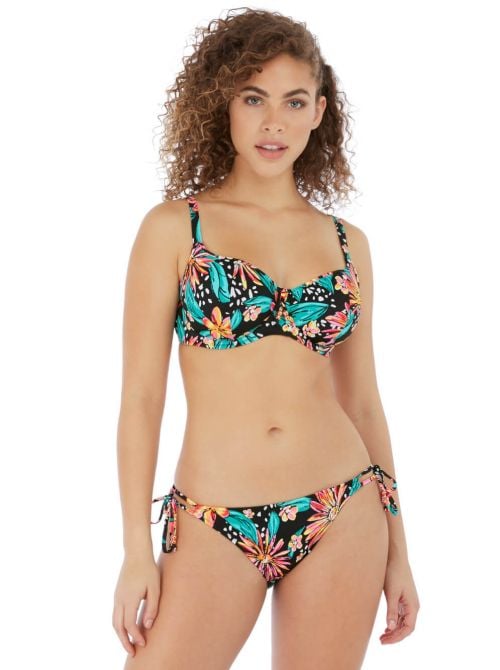Wild Daisy slip con laccetti laterali per bikini