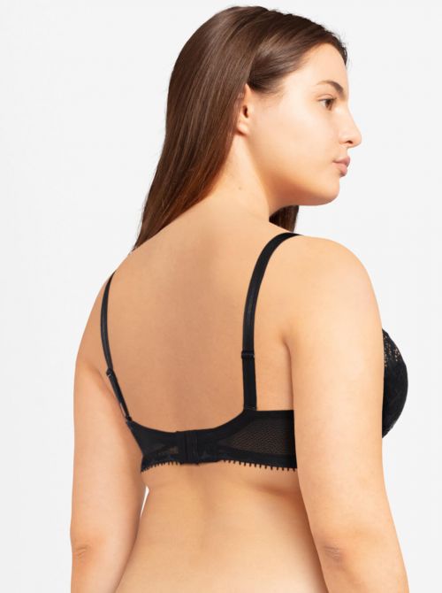 Day to Night Reggiseno spacer scollato, nero